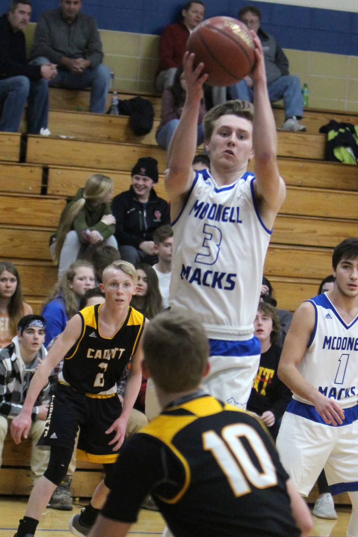 Cadott at McDonell boys basketball 1-15-19